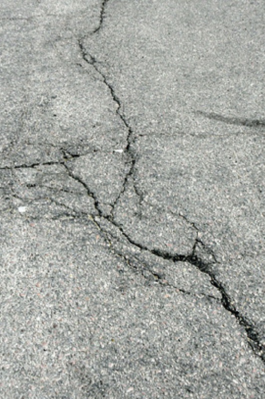 Cracked Pavement