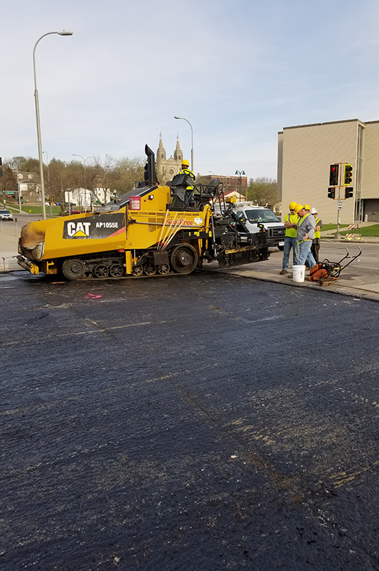 Sioux Falls City street being repaired